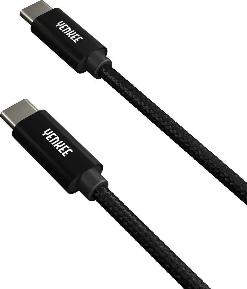 Kabel USB Yenkee USB-C - USB-C 0.2 m Czarny (35055948)