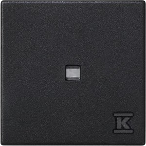Kontakt Simon Kontakt_Simon Klawisz 45x45 łącznika zwiernego z podświetleniem szary grafit Simon Connect K114/14