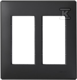 Kontakt Simon KONTAKT_SIMON Ramka obudowy S500 2-modułowa CONNECT Grafitowy 51010102-038