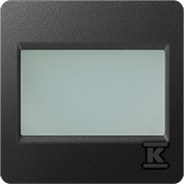 Simon 82 Pokrywa świecąca do sygnalizatora 75805-39 grafit 82096-38