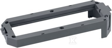 Kontakt Simon KONTAKT_SIMON Ramka osprzętowa na 2x 500 (100x50mm) szary CONNECT Szary FBA401/1