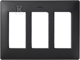 Kontakt Simon KONTAKT_SIMON Ramka obudowy S500 3-modułowa CONNECT Grafitowy 51010103-038