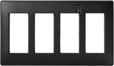 Kontakt Simon KONTAKT_SIMON Ramka obudowy S500 4-modułowa CONNECT Grafitowy 51010104-038