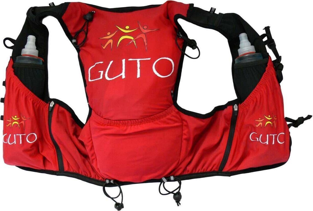 Guto UltraFun GUTO kolor czerwony, rozmiar XS - super lekki plecak / kamizelka biegowo-turystyczna, EAN 5909876571117