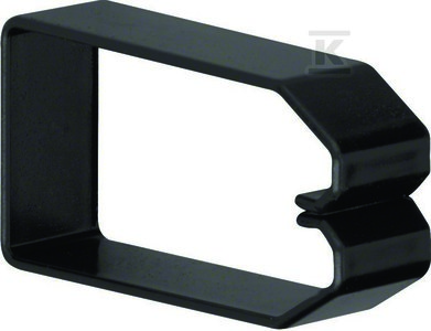 Hager polo Klamra do przewodów 80x40mm czarna B800403 50szt. B800403