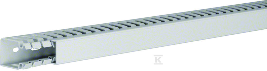Hager polo Korytko grzebieniowe bezhalogenowe HA7 40x25 jasnoszare HA740025 2m HA740025