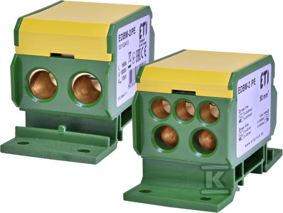 ETI polam Blok rozdzielczy 160A 690V TH35 EDBM-2/PE 001102413 001102413