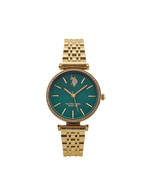 U.S. Polo Assn. Zegarek Eleonor USP8307GR Złoty