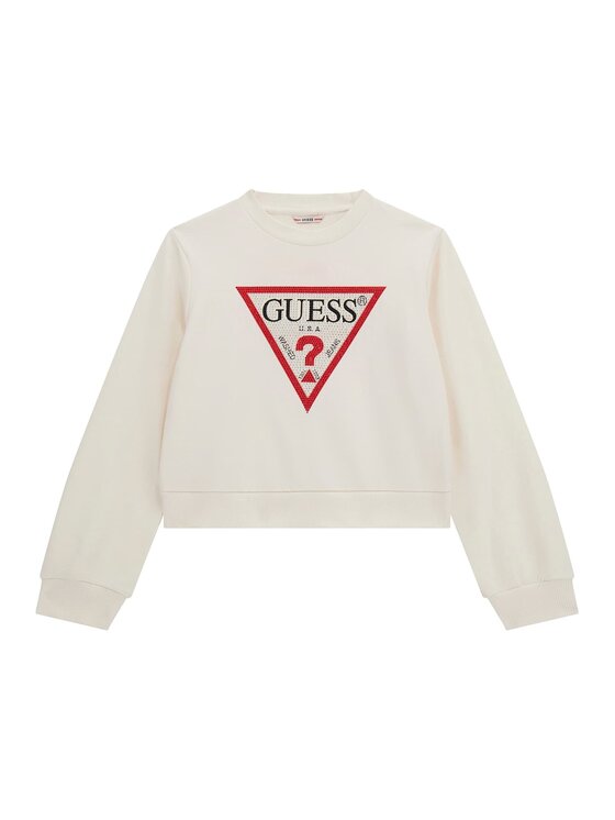 Guess Kids Sweter 166491 Beżowy Classic Fit