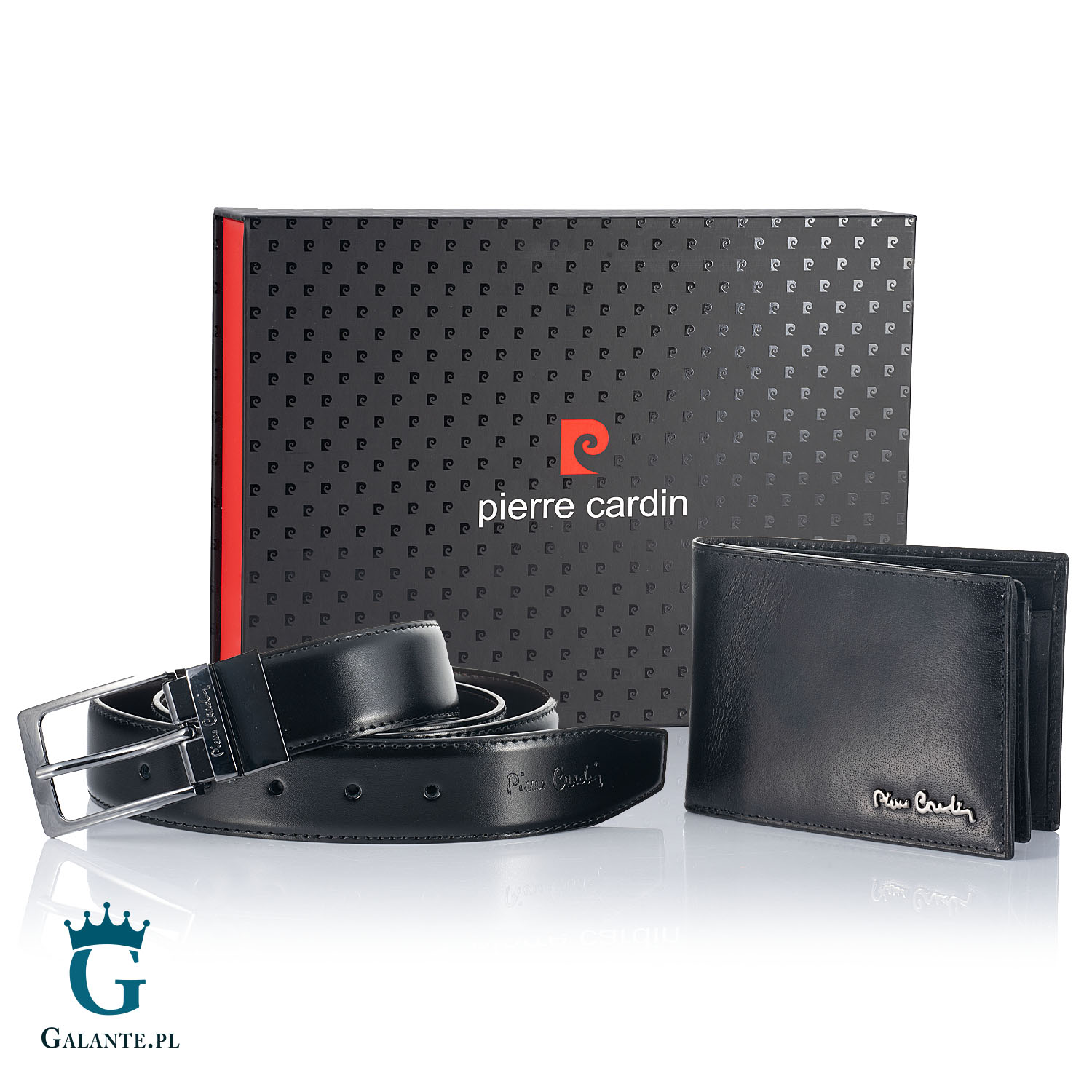 Zestaw prezentowy dla mężczyzny Portfel i Pasek Pierre Cardin ZG-106
