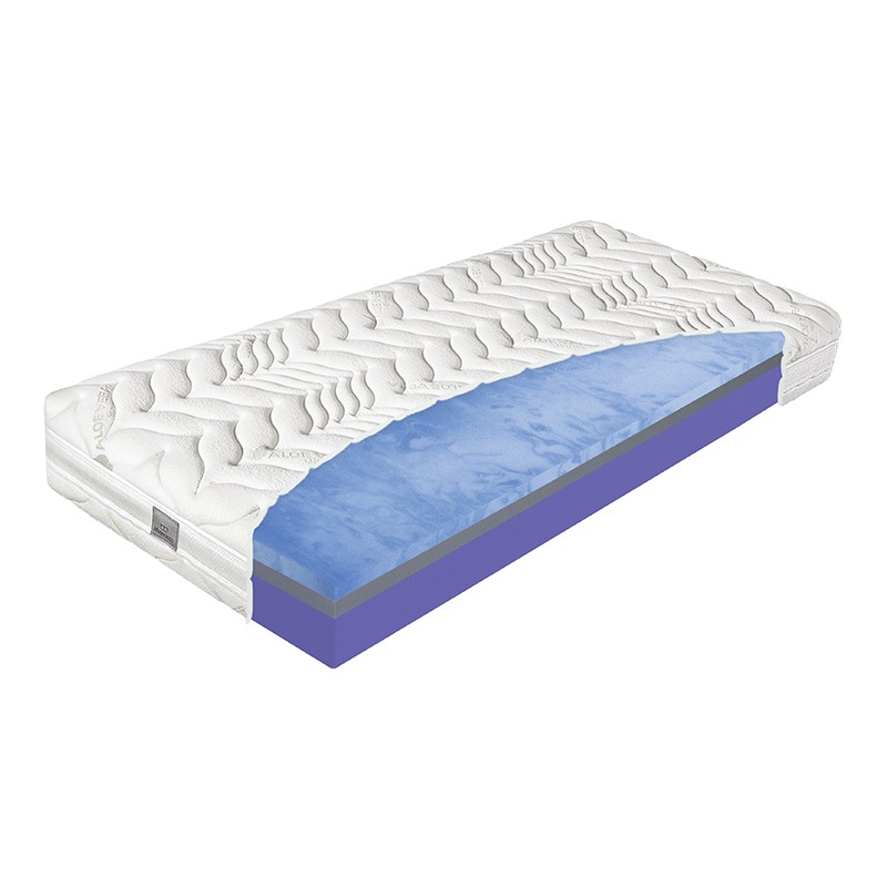 Materac OXYGEN MOTION MATERASSO piankowy : Rozmiar - 200x200, Pokrowce Materasso - Aloe Vera Visco