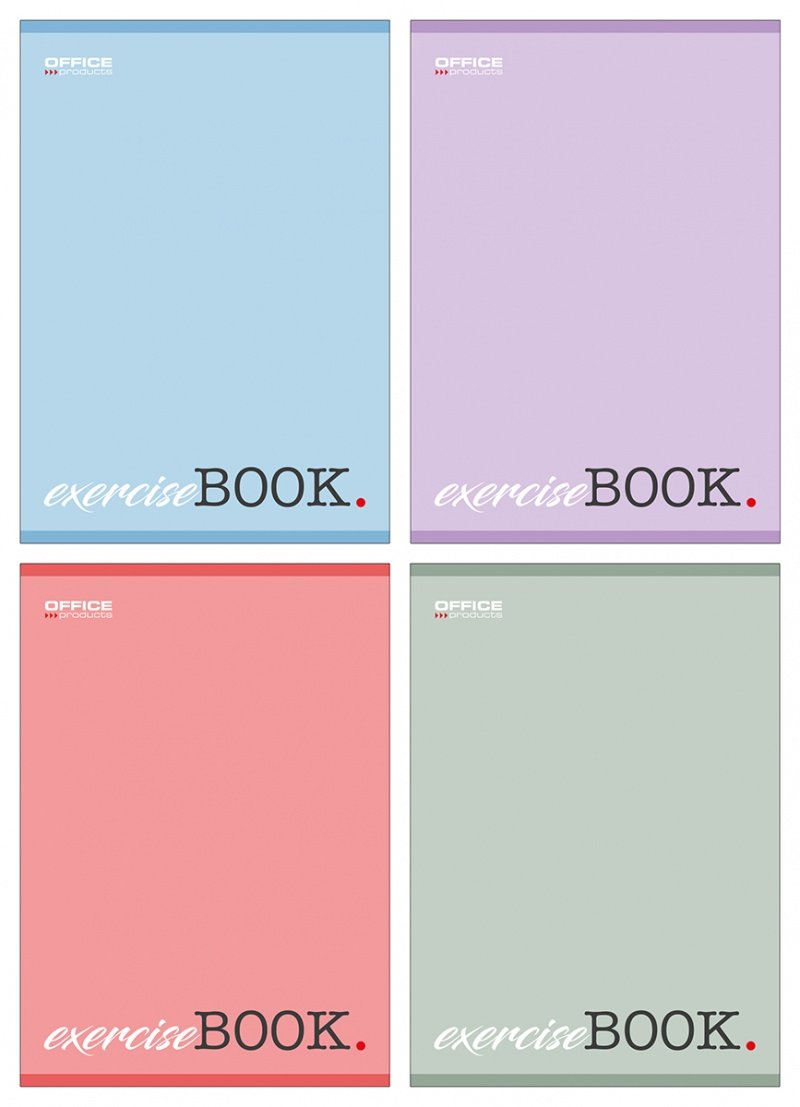 Zeszyt szkolny OFFICE PRODUCTS, A5, w linie, 32 kart., 60gsm, mix kolorów