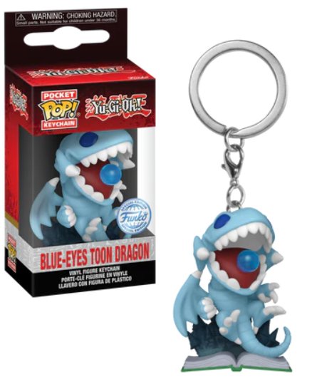 funko pop! yu-gi-oh - brelok figurka blue-eyes toon dragon (attack)