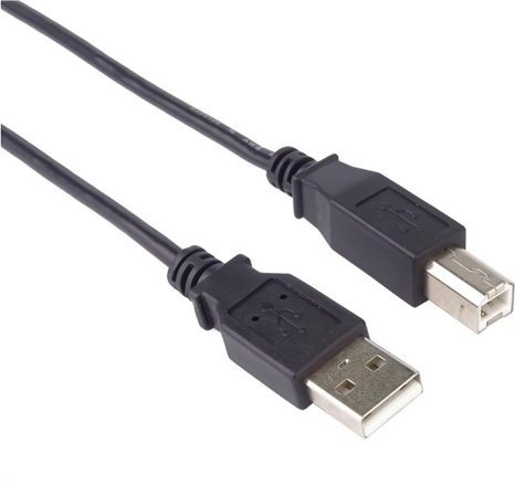 Kabel USB PremiumCord USB-A - USB-B 1 m Czarny (2960103209731)