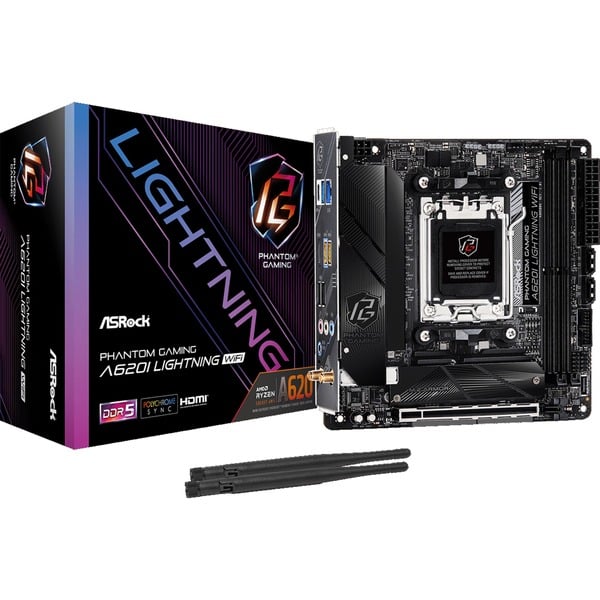 ASRock A620I Lightning WiFi – 90-MXBMN0-A0UAYZ