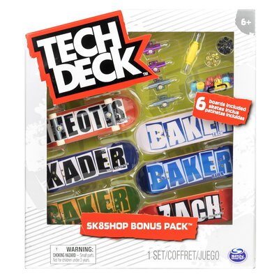 Zestaw do fingerboard SPIN MASTER Tech Deck Sk8Shop Bonus Pack Baker