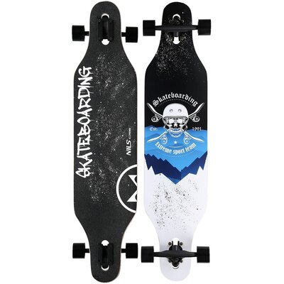 Deskorolka NILS EXTREME Skull Wood