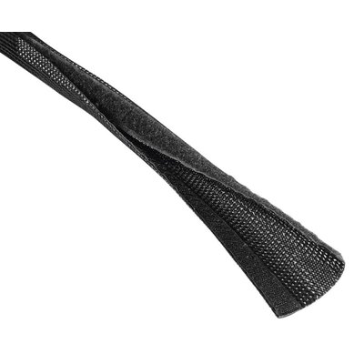 Hama, Osłona na kabel Hama materiałowa 20 - 40 mm długość 1,8 m czarna