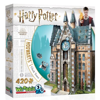Wrebbit 3D Puzzle 3D Puzzle Harry Potter: Wieża zegarowa Hogwart (420 szt.) W3D-1013