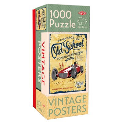 Puzzle 1000 Vintage Old School Gear Racers - Tactic