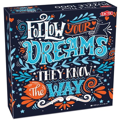 Tactic Puzzle Follow Your Dreams Piece of Mind 1000 -