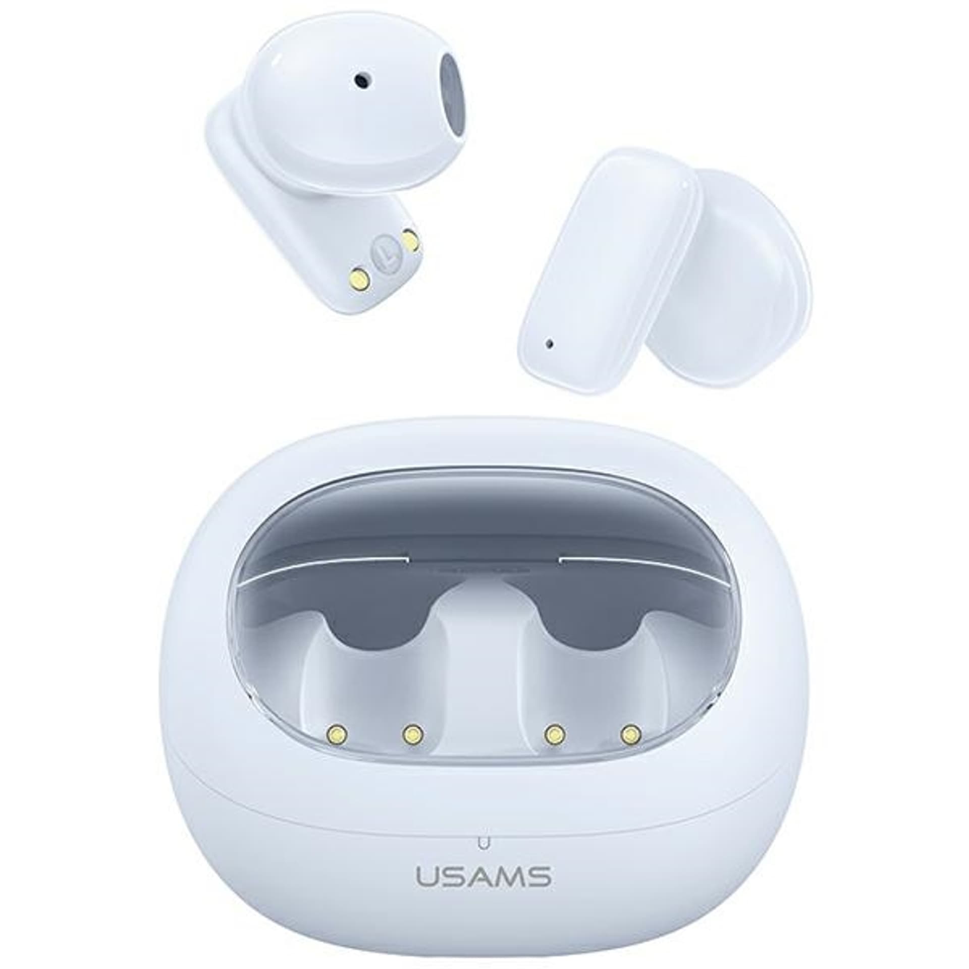 USAMS TWS TD Series bezprzewodowe biały/white BHUTD01 (TD22)