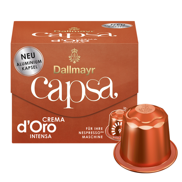 Dallmayr Crema D'Oro INTENSA Capsa 10 kapsułek kawa Nespresso