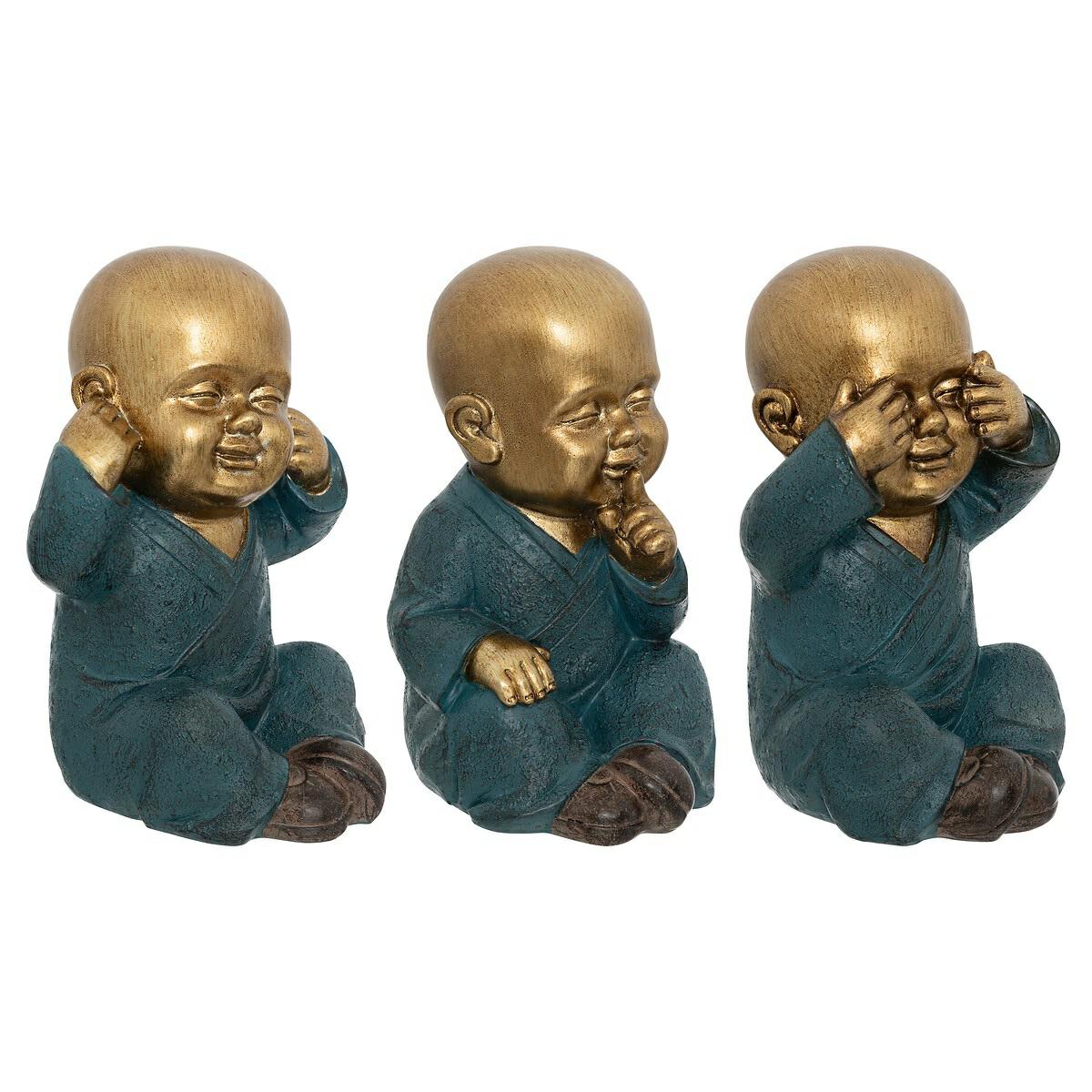 Zestaw 3 figurek Buddha