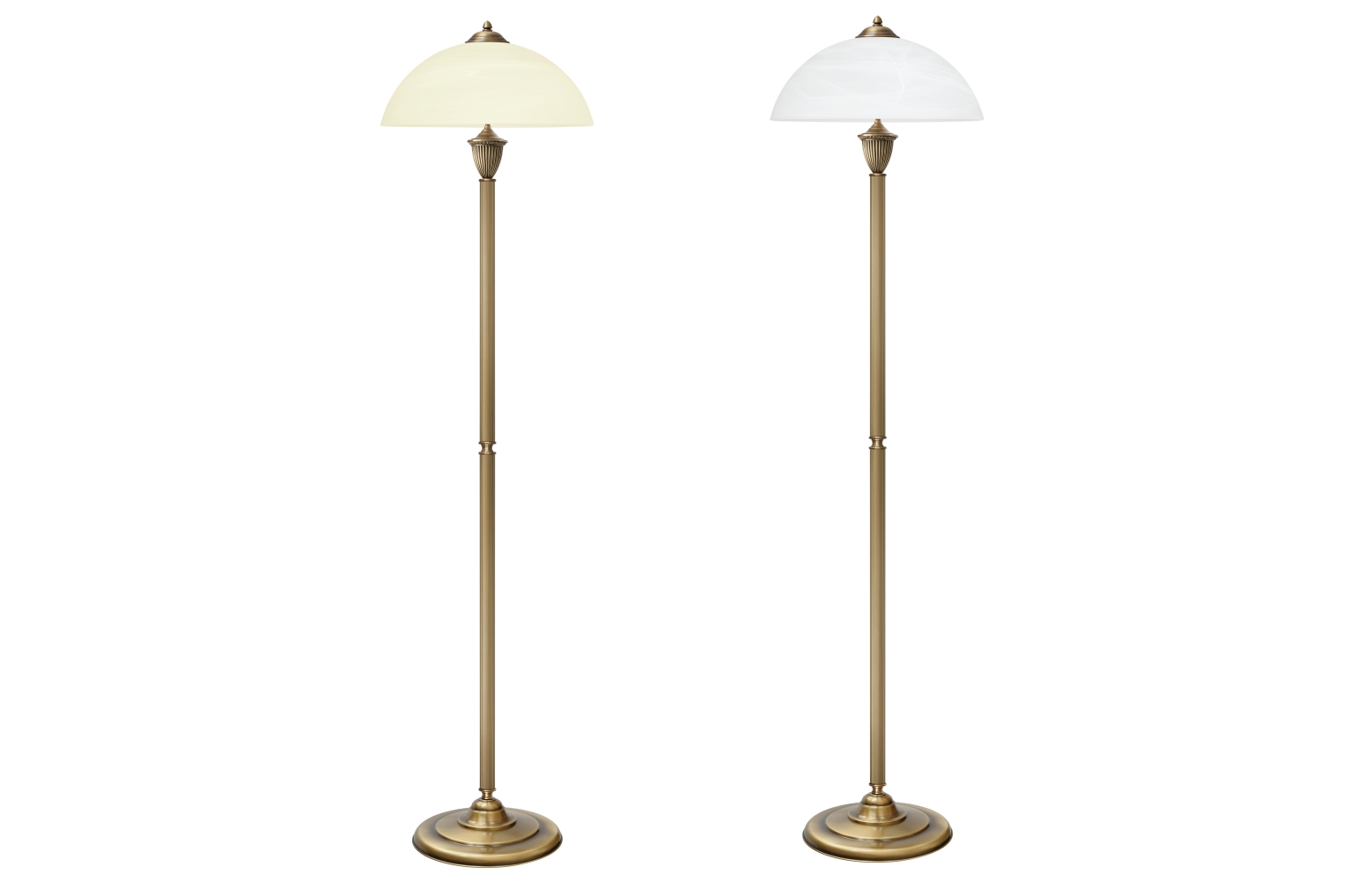 Patynowana lampa podłogowa do salonu AK-P1D