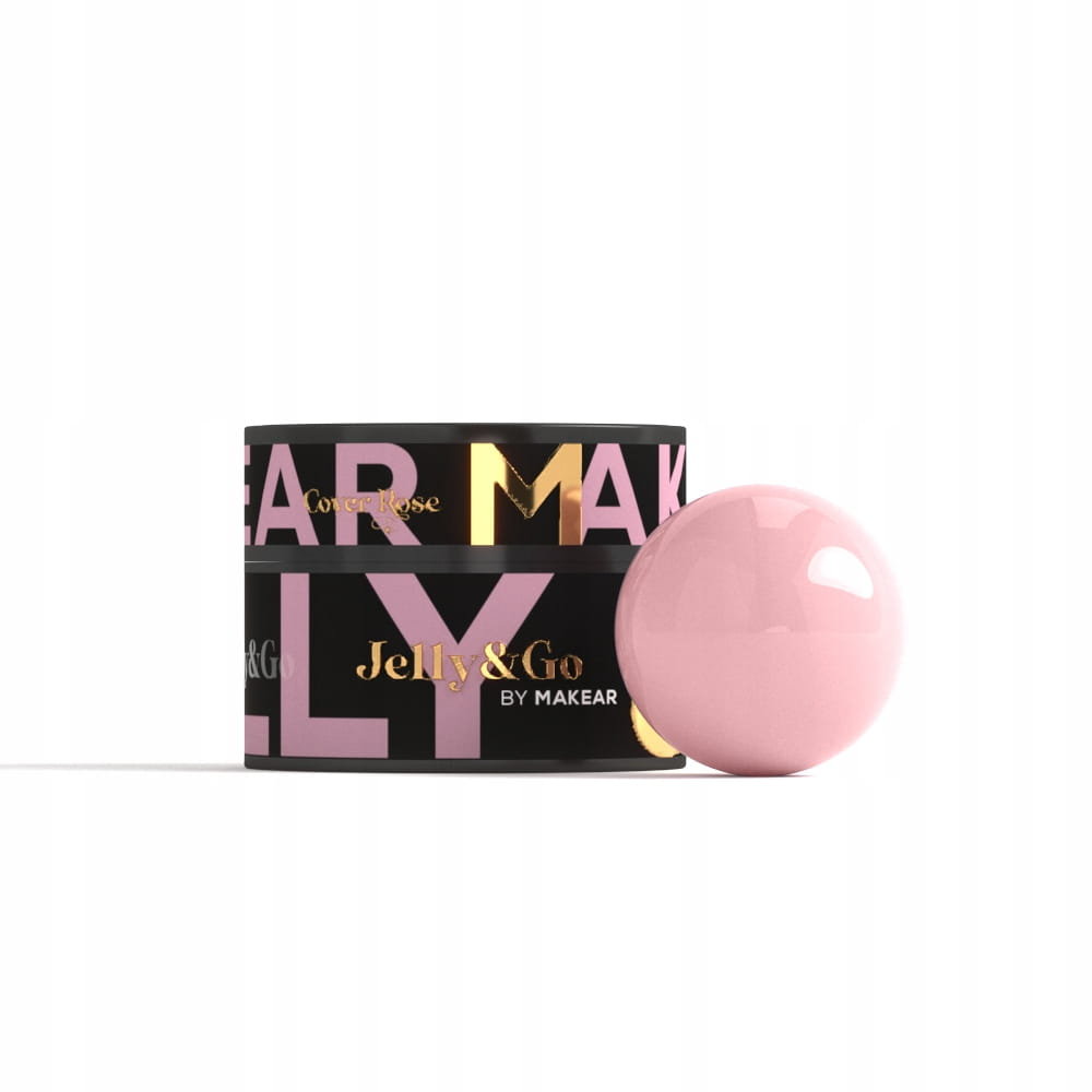 Makear, Jelly&Go Cover Rose JG05, Żel budujący do paznokci, 15ml