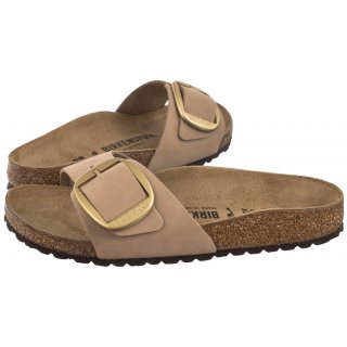 Klapki Madrid Big Buckle Sandcastle 1024009 (BK170-h) Birkenstock