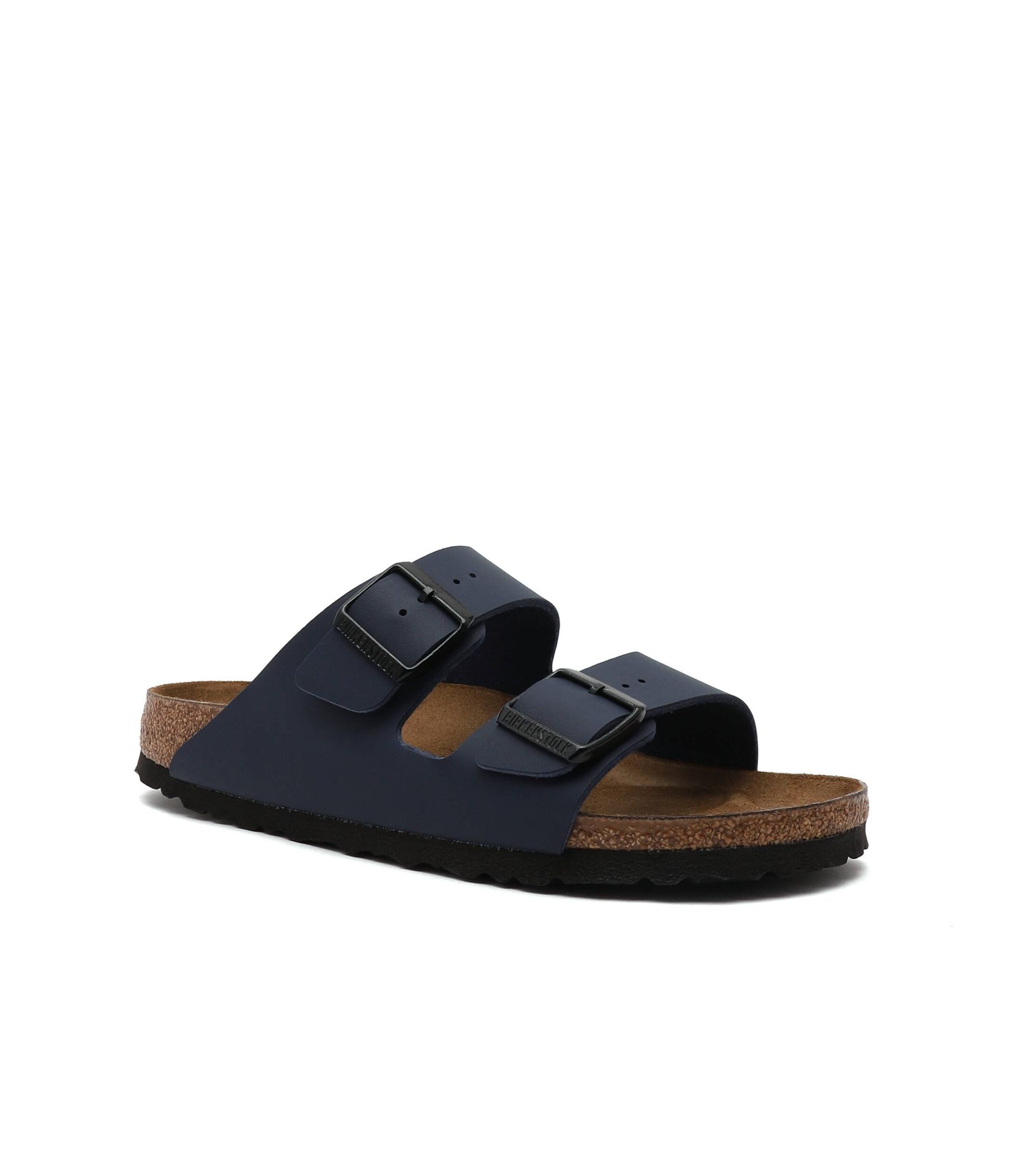 Birkenstock Klapki Arizona narrow fit z dodatkiem skóry
