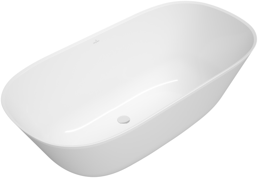 Villeroy & Boch Theano Wanna wolnostojąca 155x70 cm kolor zewnętrzny do wyboru/kolor wewnętrzny biały połysk UBQ155ANH7F2BCV-01