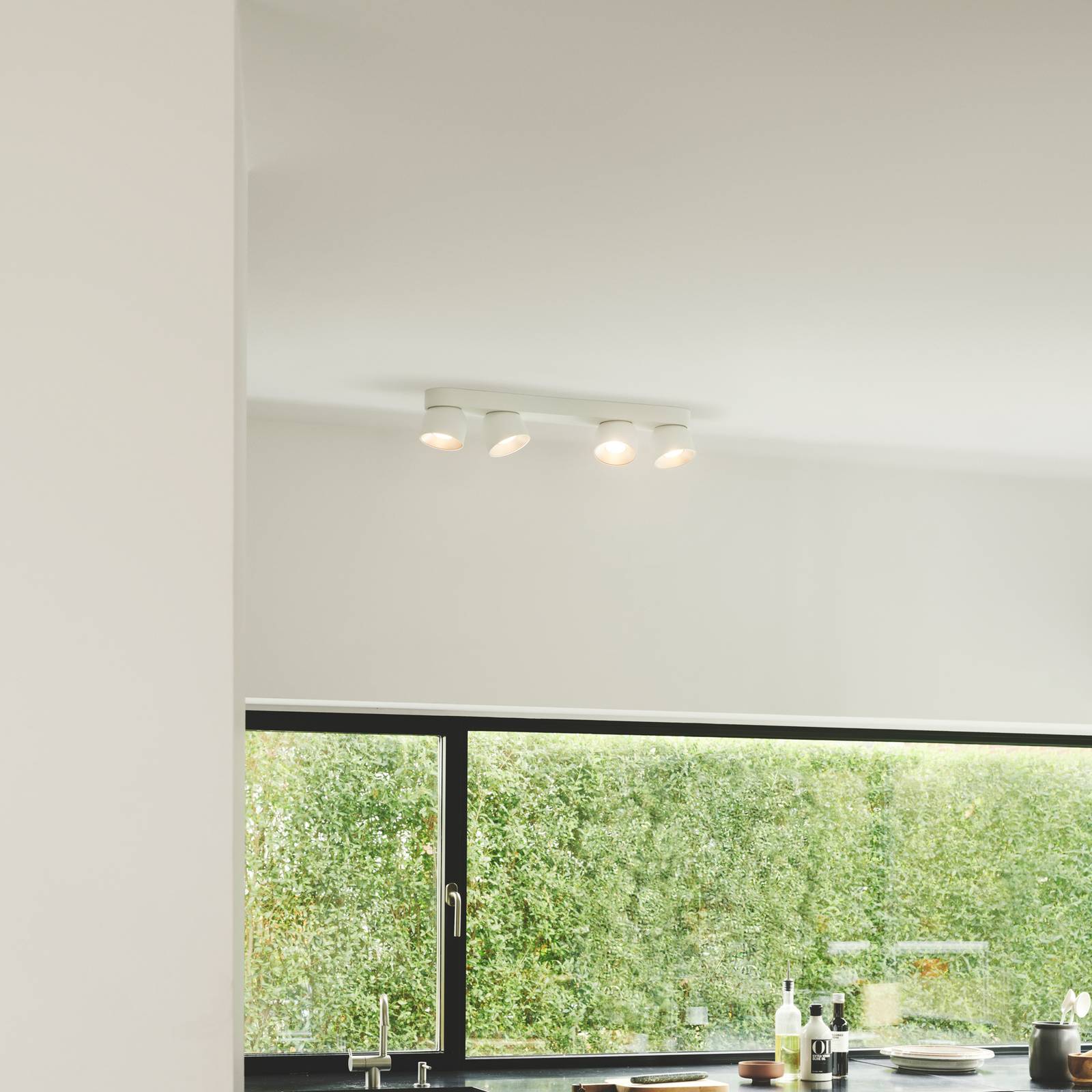 Nordlux Downlight Dzbanek, GU10, 4-punktowa, metalowa, biała