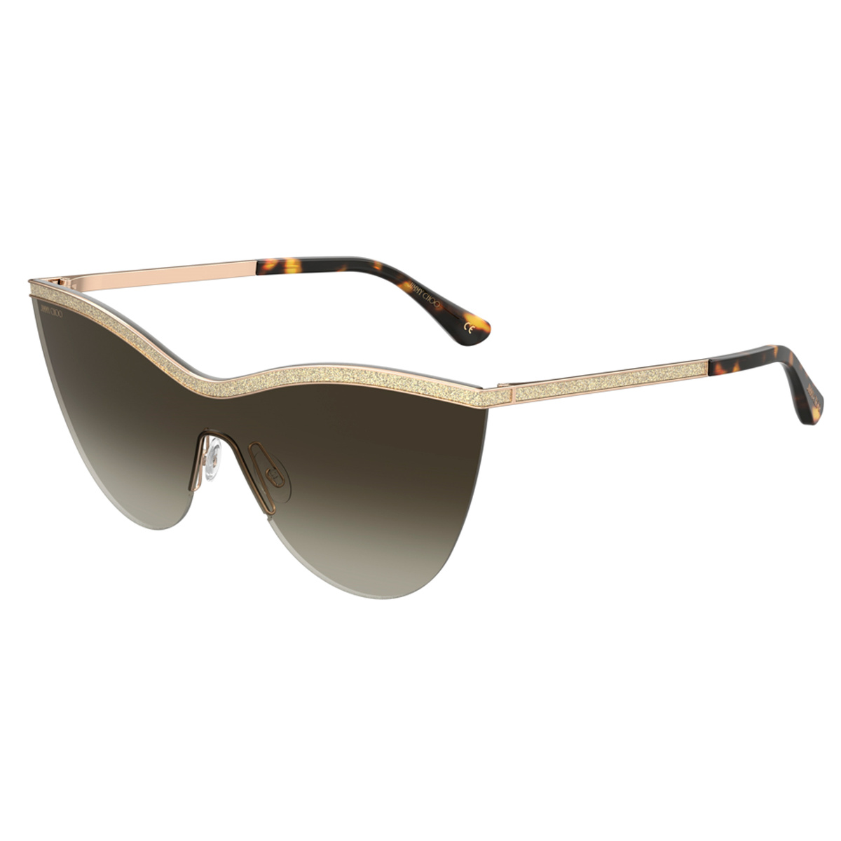 Okulary JIMMY CHOO KRISTENS06JHA. Okulary przeciwsłoneczne, Kolor złoty. Kobieta.