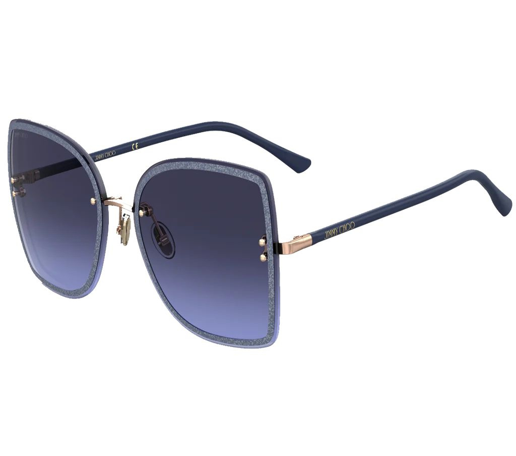 Okulary JIMMY CHOO LETI-S-LKSGB. Okulary przeciwsłoneczne, Kolor niebieski. Kobieta.