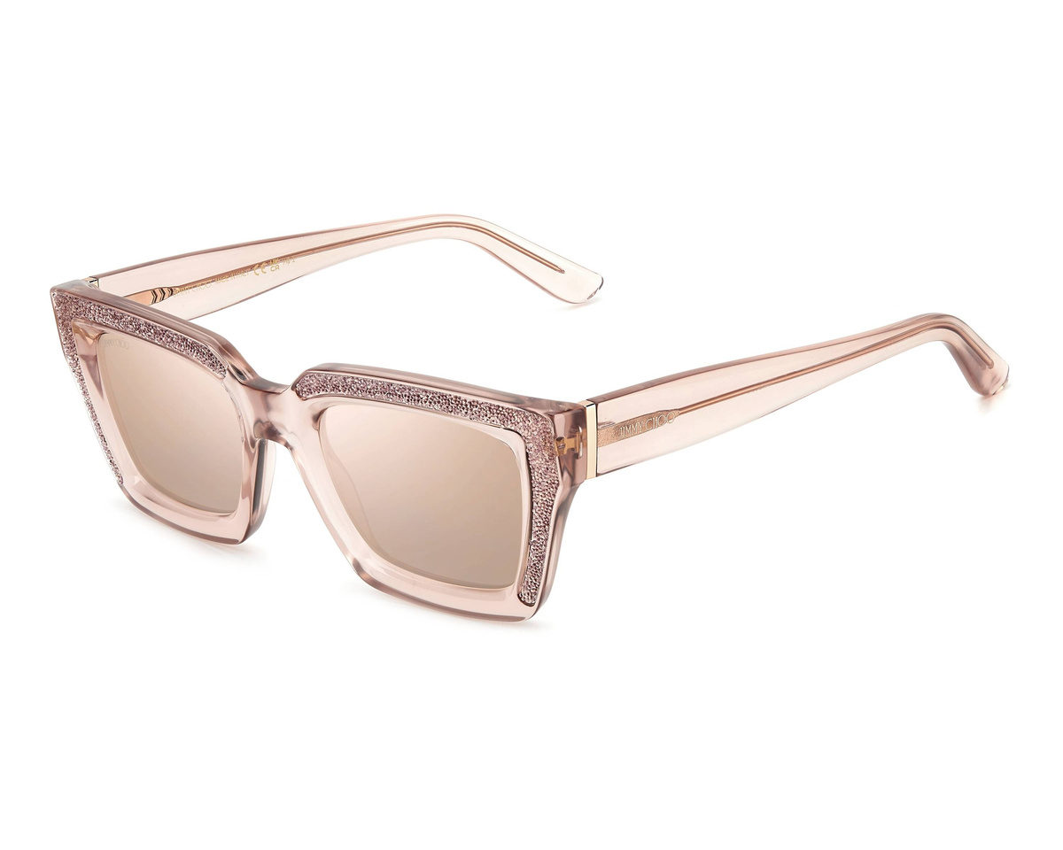 Okulary JIMMY CHOO MEGS-S-FWM2S. Okulary przeciwsłoneczne, Kolor różowy. Kobieta.