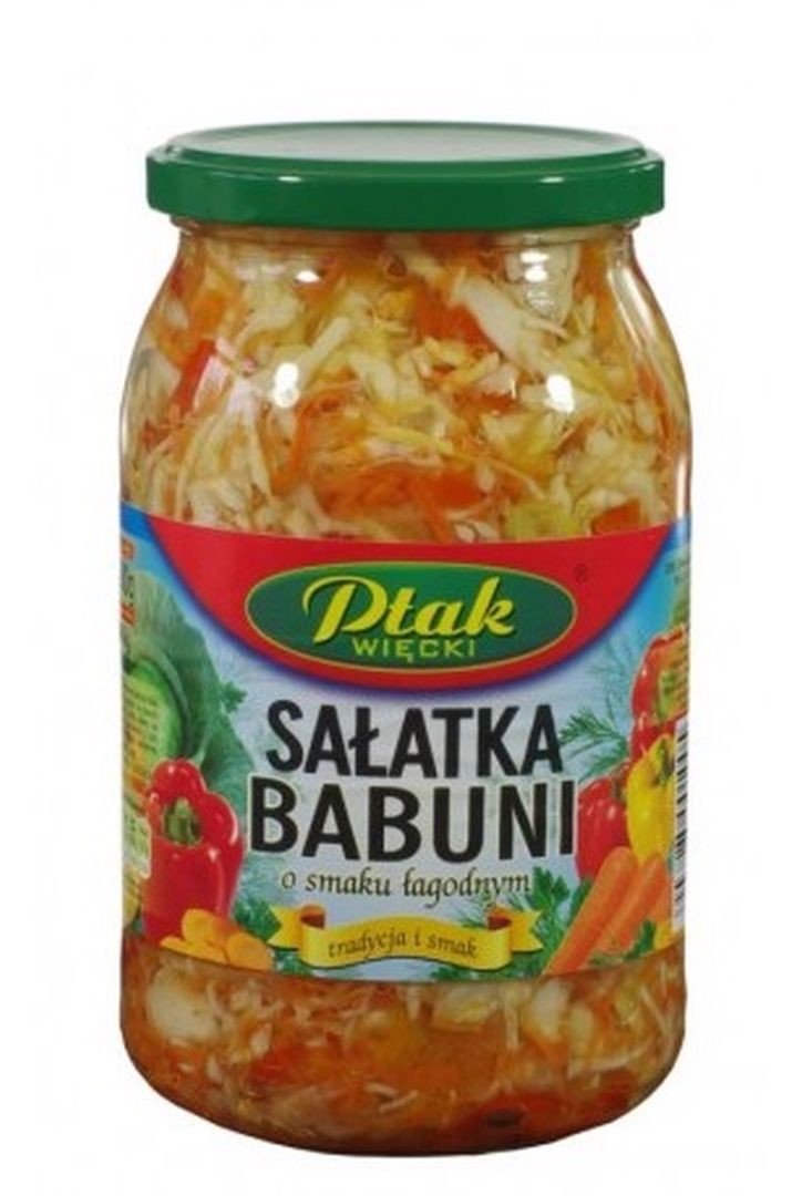 Ptak Sałatka obiadowa Babuni łagodna 880ml