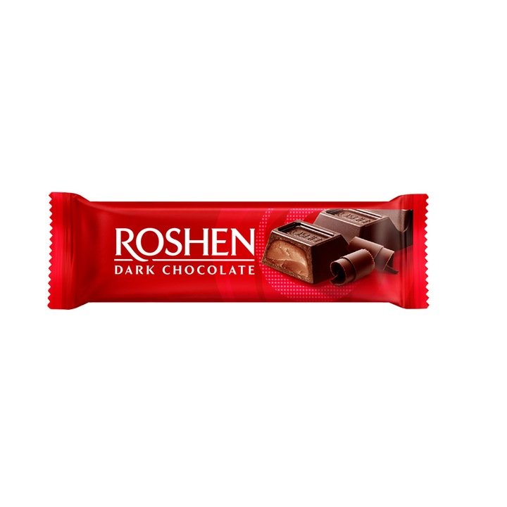 Roshen Baton Gorzka czekolada z nadzieniem o smaku brandy 33 g