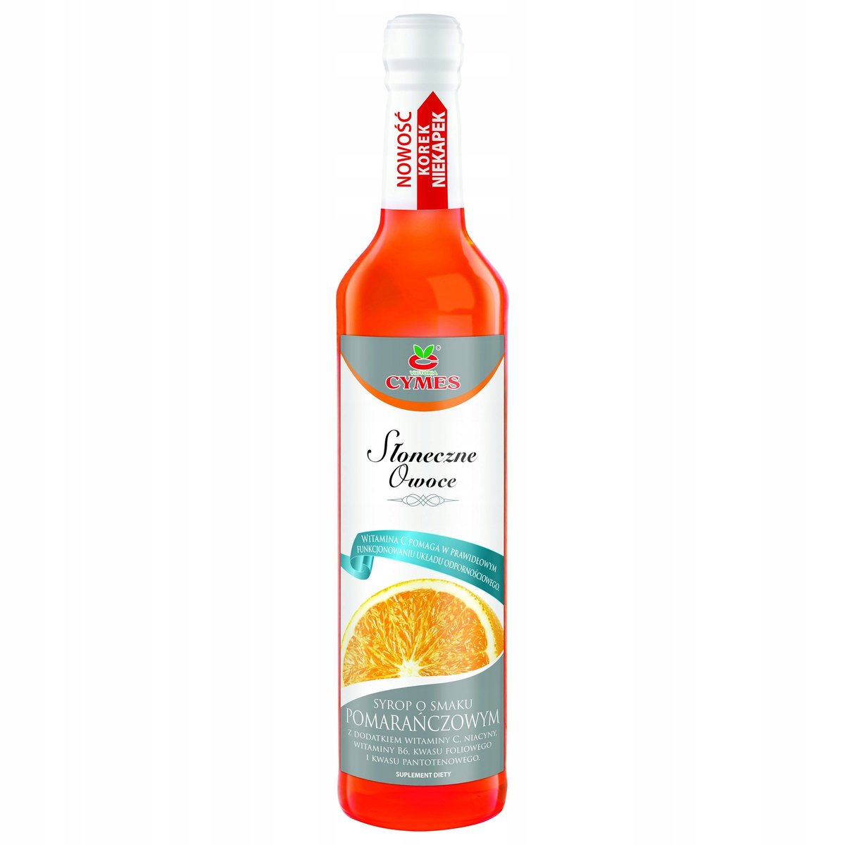 Cymes Syrop o smaku pomarańczowym ,, Słoneczne owoce'' 420 ml