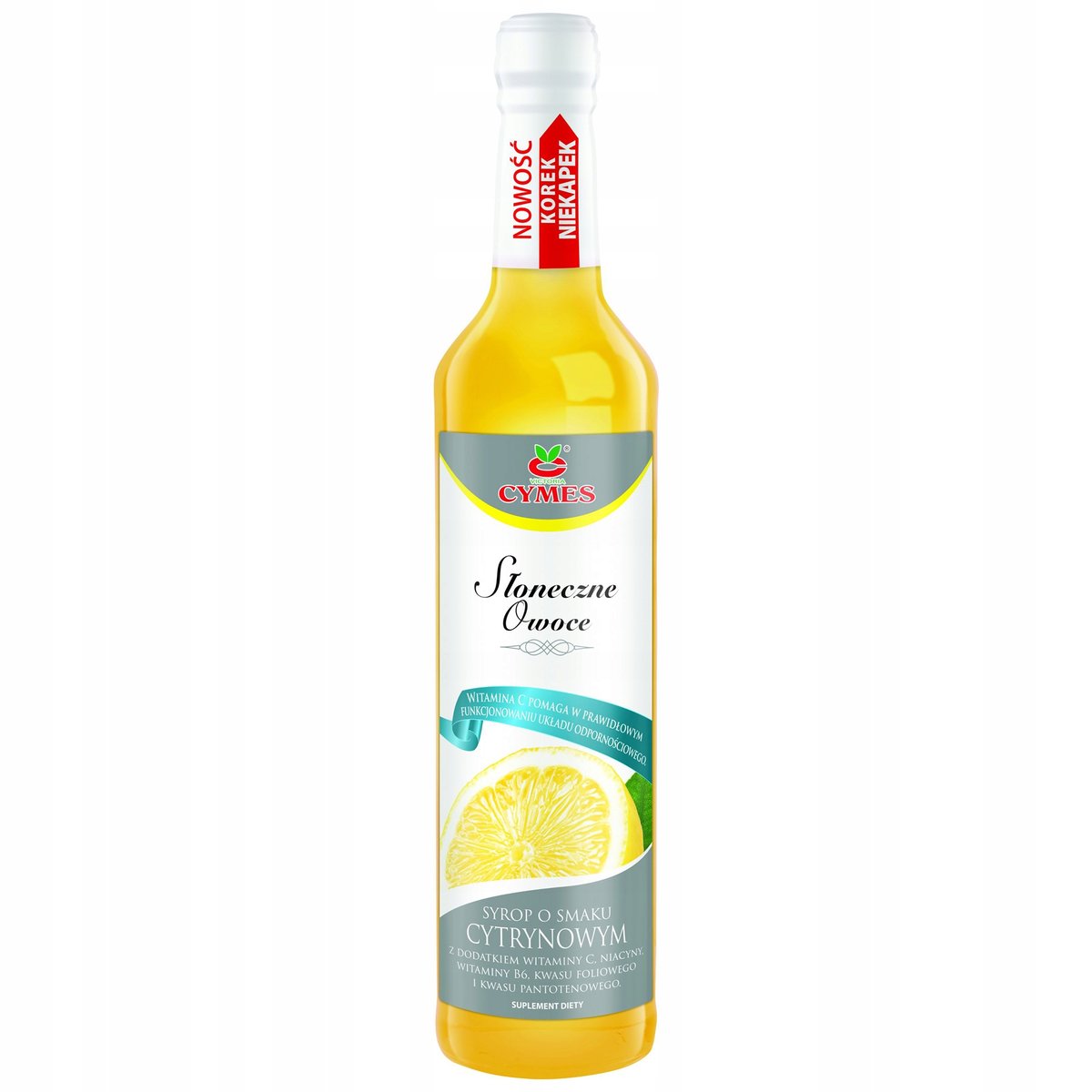 Cymes Syrop o smaku cytrynowym ,, Słoenczne Owoce'' 420 ml