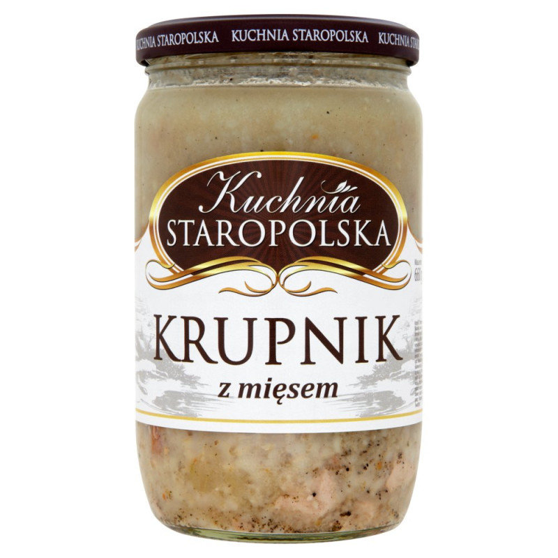 Kuchnia Staropolska Zupa krupnik z mięsem 660 g