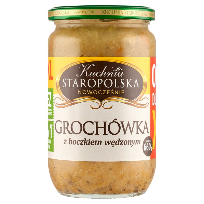 Kuchnia Staropolska Grochówka z boczkiem wędzonym 660 g