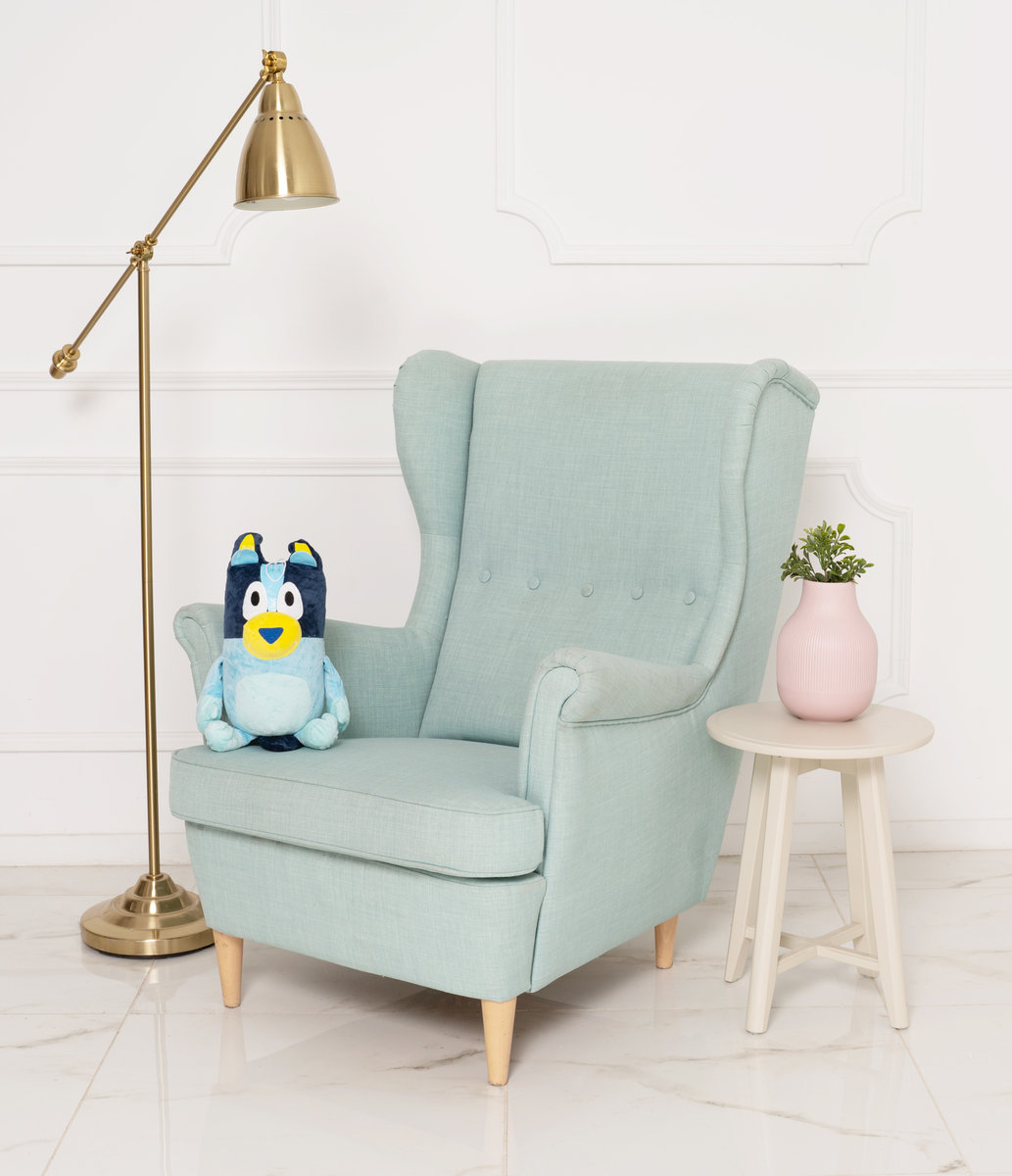 Duży Wielki Miś Pluszowy Bluey Gigant 40Cm Bajka Bluey I Bingo