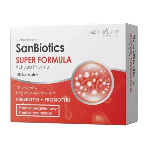 ACTIVLAB SANBIOTICS SUPER FORMULA 40 kapsułek