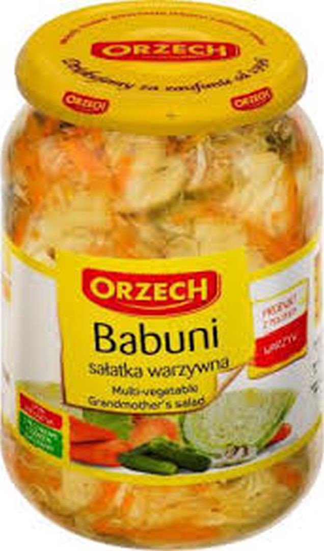 Orzech Sałatka Babuni warzywna 840g