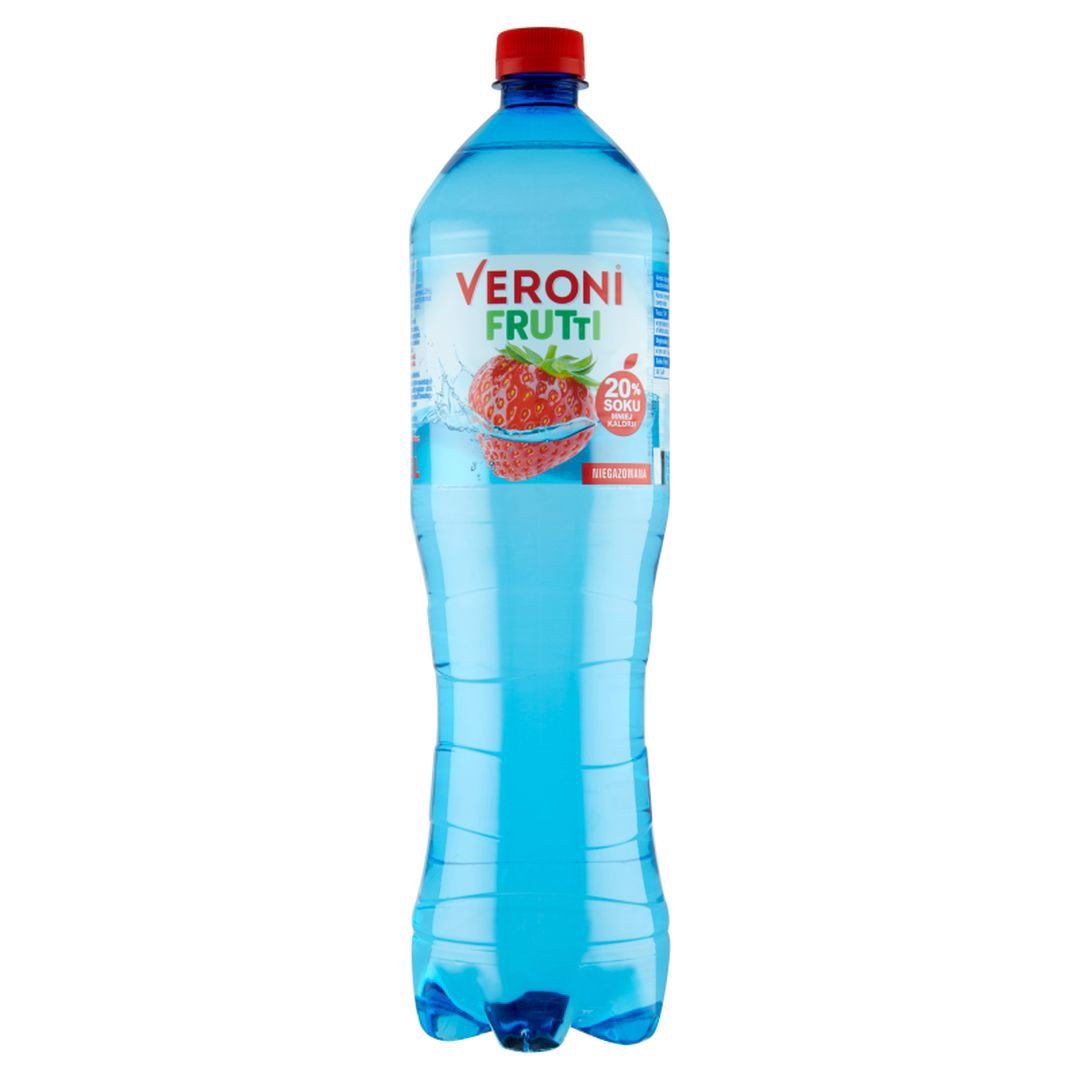 Veroni Frutti Napój niegazowany o smaku truskawkowym 1,5 l