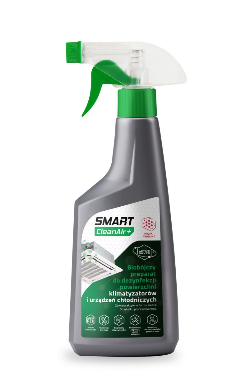 Smart CleanAir+ 0,5L biobójczy płyn do dezynfekcji klimatyzacji odgrzybia
