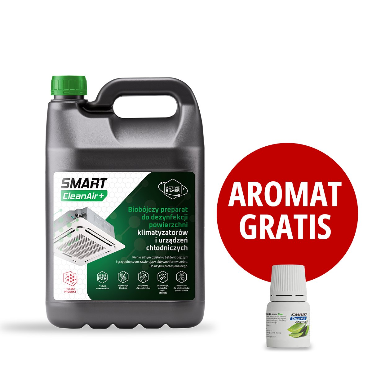 Smart CleanAir+ 5L preparat bakteriobójczy i grzybobójczy do klimatyzatorów