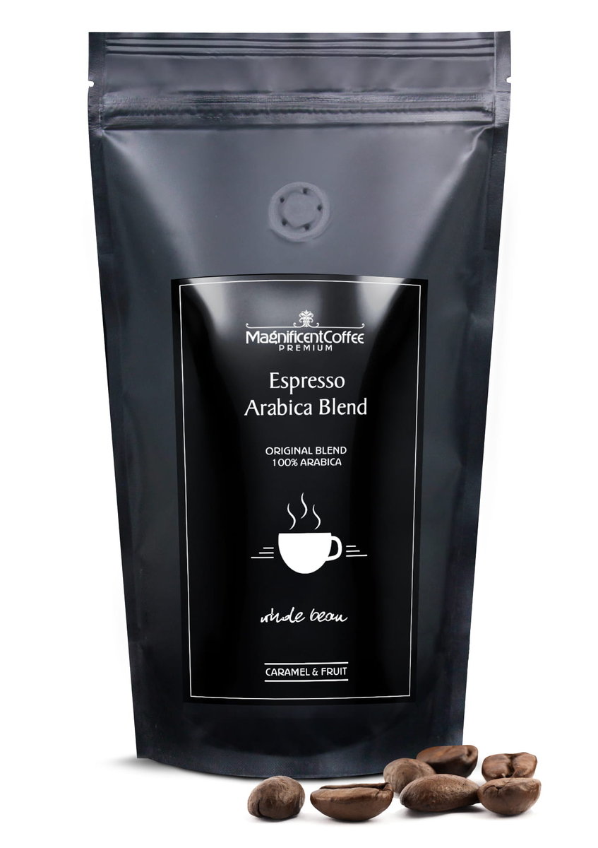 Kawa ziarnista ESPRESSO ARABICA BLEND Magnificent Coffee 100% Arabica 1kg